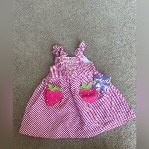 Girls Blueberi Boulevard seersucker dress 18 mths nwt